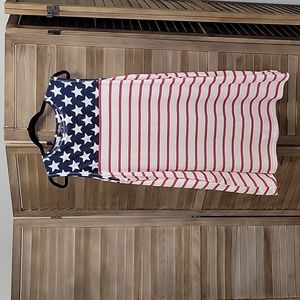 American Flag Sleeveless Dress